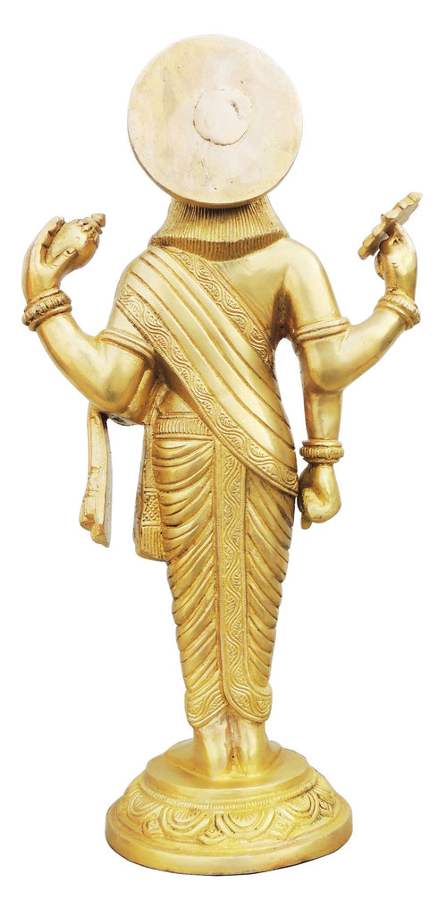 Brass Dhanvantri Idol 4.315Kg